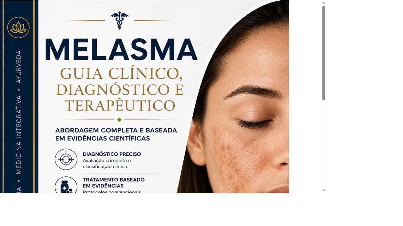 Capa do eBook Melasma — Guia Completo para Pacientes
